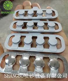 廠家直銷高效環保雙槍滾筒式去毛刺自動噴砂機，專注電木與五金產品批發